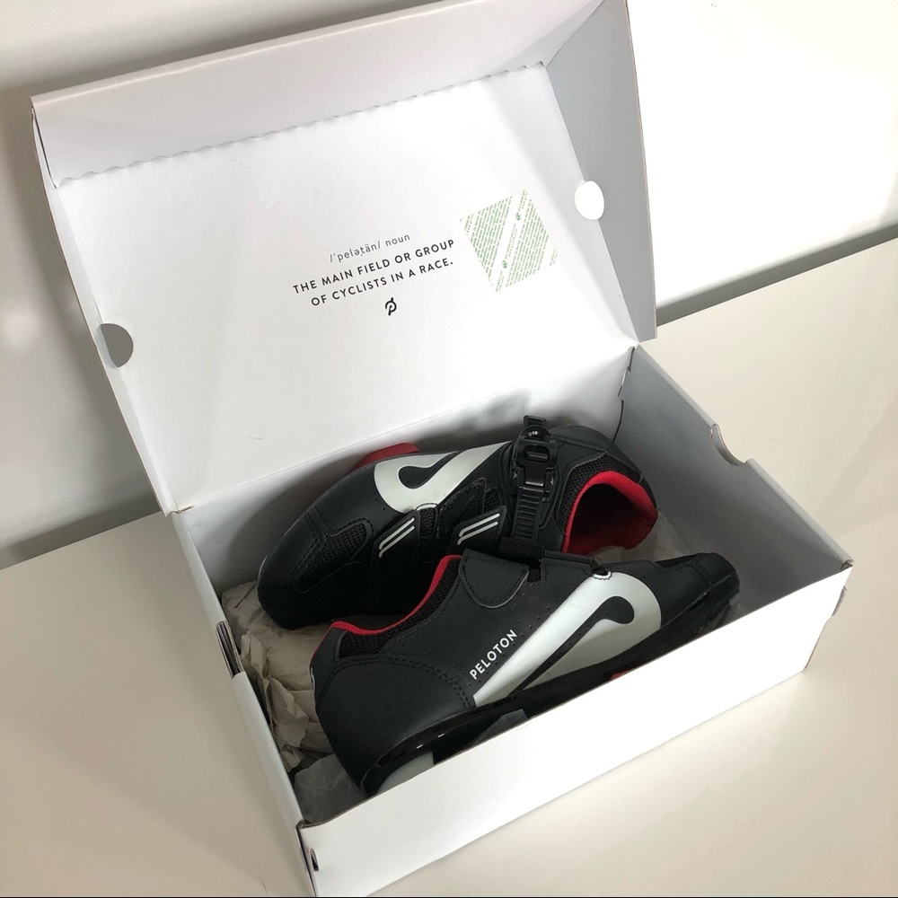 Peloton bike shoes with cleats size 38